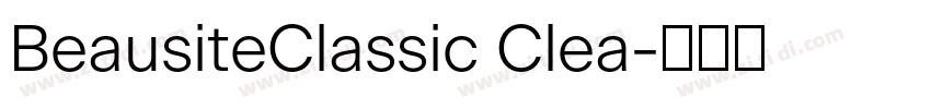 BeausiteClassic Clea字体转换 BeausiteClassic Clea字体转换